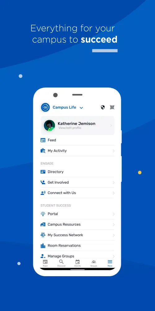 Screenshot di CampusGroups