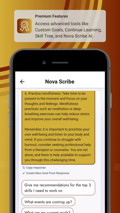 Screenshot di Lumina: The Self-Discovery App