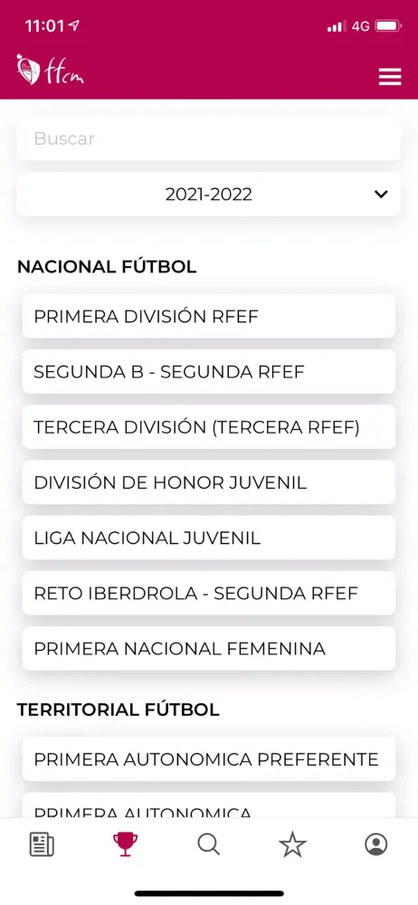 Capturas de tela do FFCM