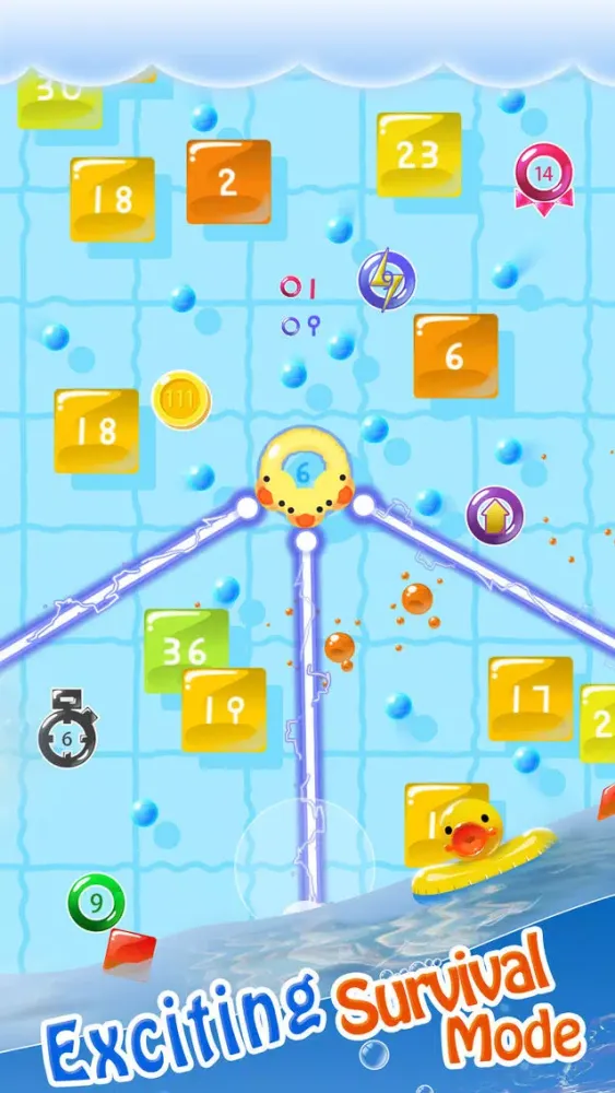 ภาพหน้าจอของ War of Pet Duck 2 - Free flow single crazy game