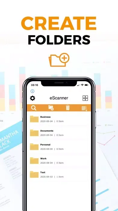 Zrzuty ekranu eScanner: PDF Document Scan