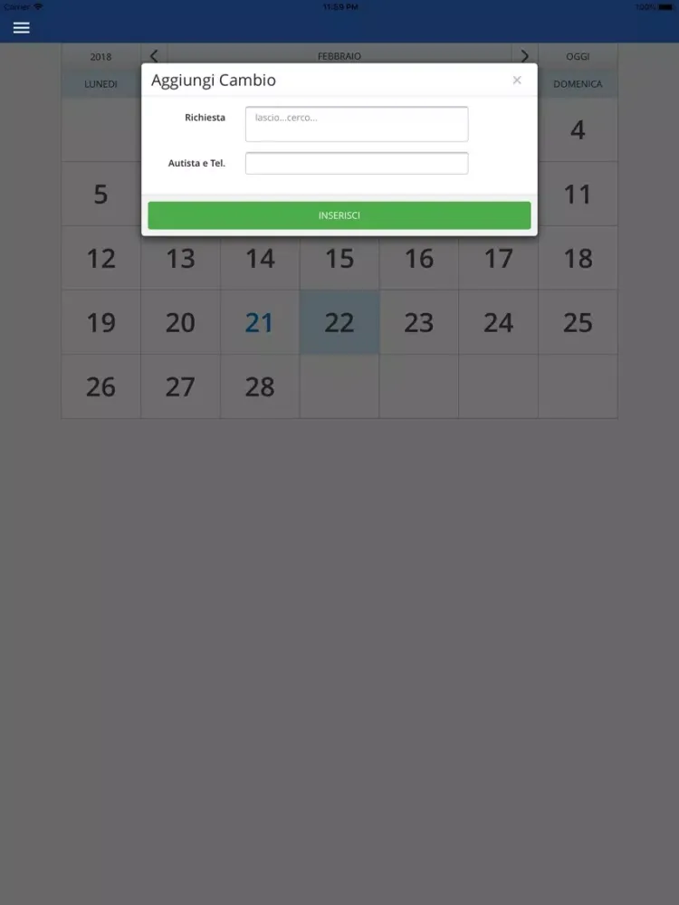 Screenshot di Novara tpl Turni iPad 