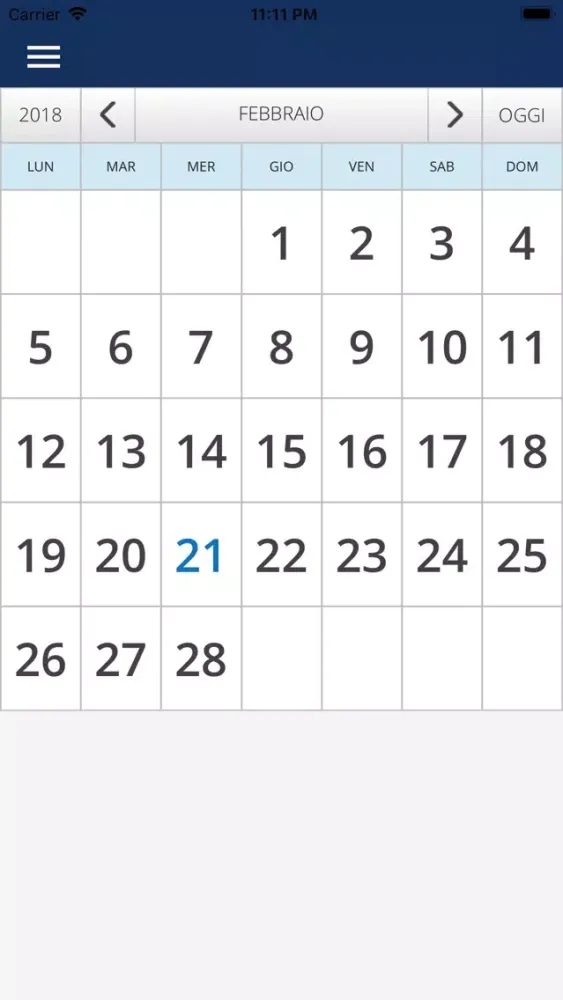 Screenshot di Novara tpl Turni