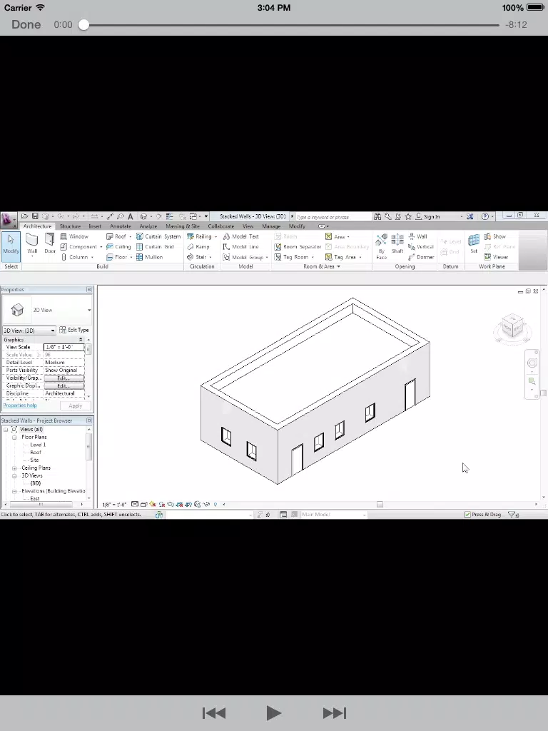 RevitArch iPad 应用截图