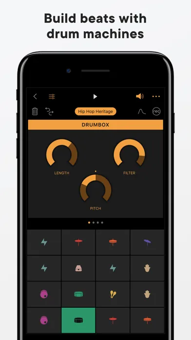 Captures d'écran de Groovebox - Beat Synth Studio