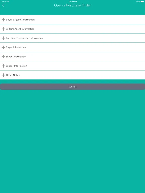 Ảnh chụp màn hình của Novation Title Insurance iPad 