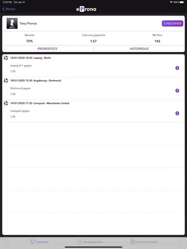 eProno iPad  スクリーンショット