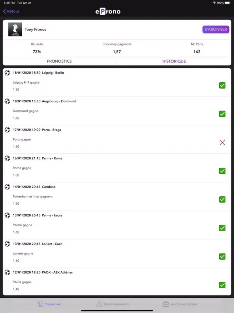eProno iPad  スクリーンショット