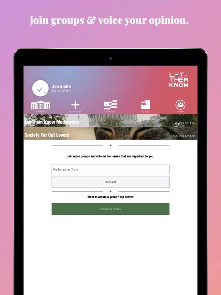 Zrzuty ekranu Let Them Know iPad 