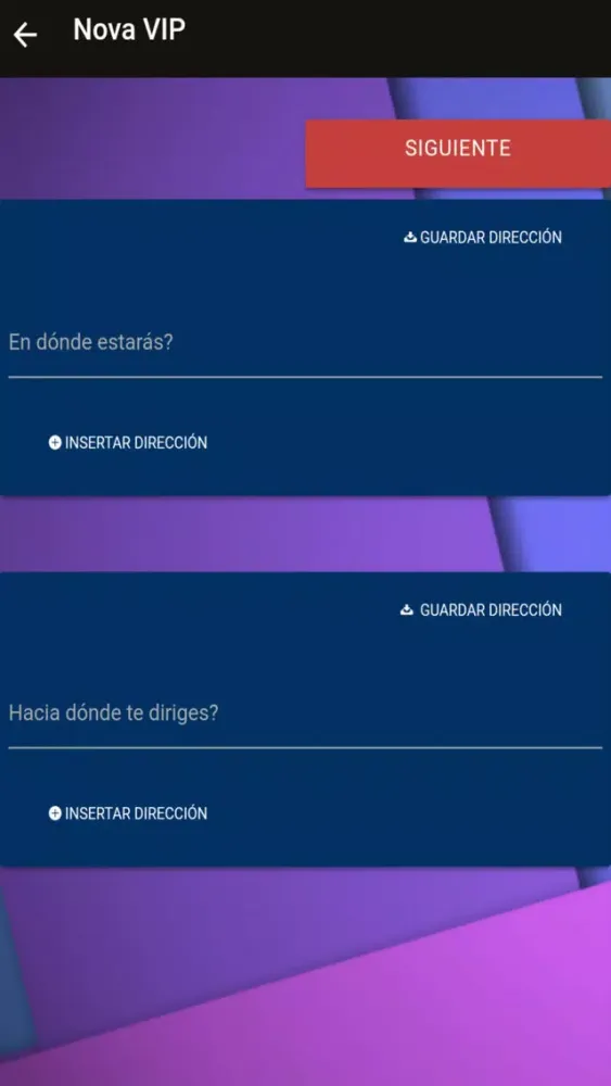 Capturas de pantalla de Nova Taxi VIP