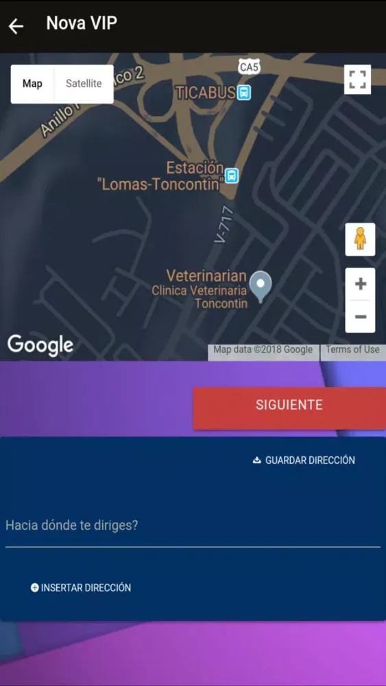 Capturas de pantalla de Nova Taxi VIP
