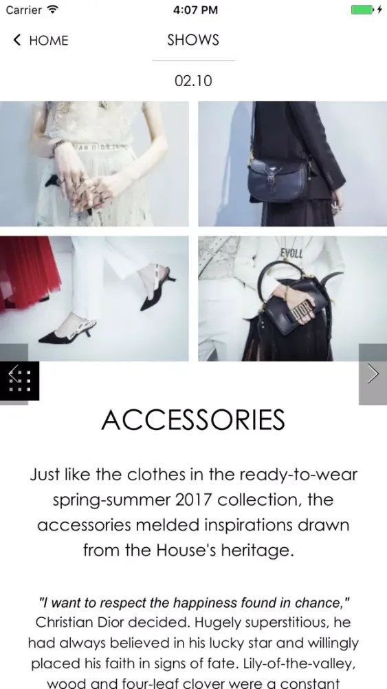 Capturas de pantalla de DIORMAG, All the latest Dior news