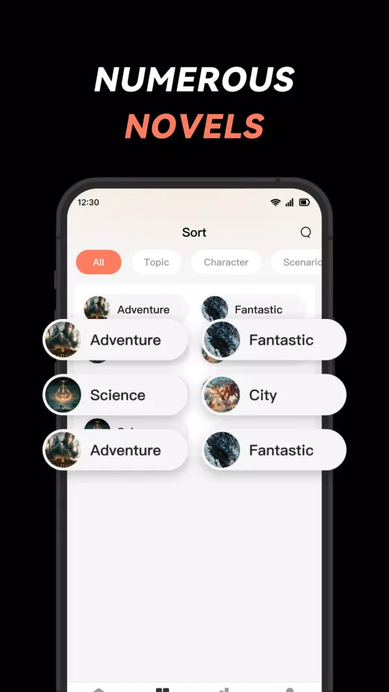 Novel Space Screenshots