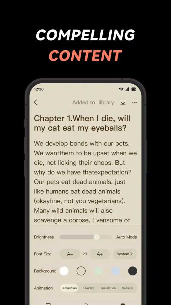 Novel Space Screenshots
