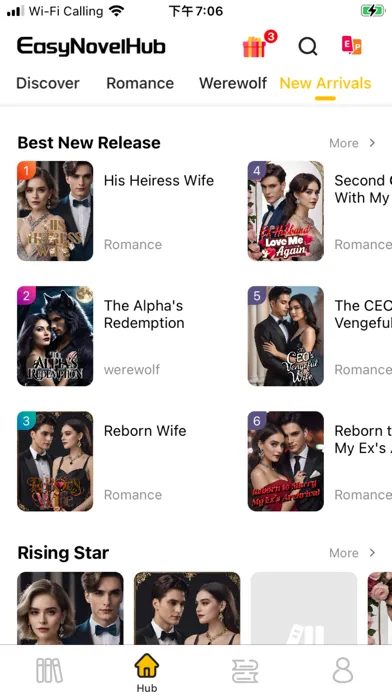 Screenshot di EasyNovelHub: Novels & Stories