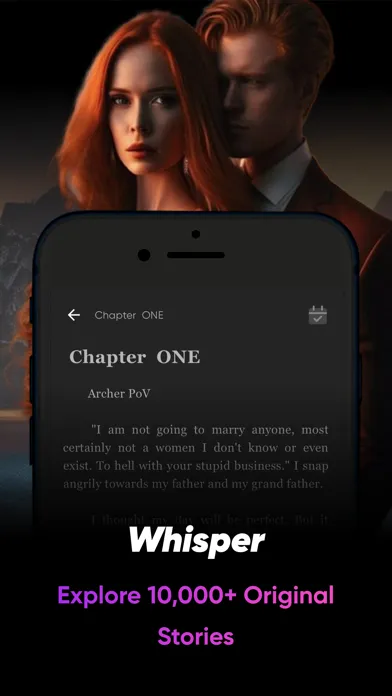 Whisper-Novels, Romance Story 스크린샷
