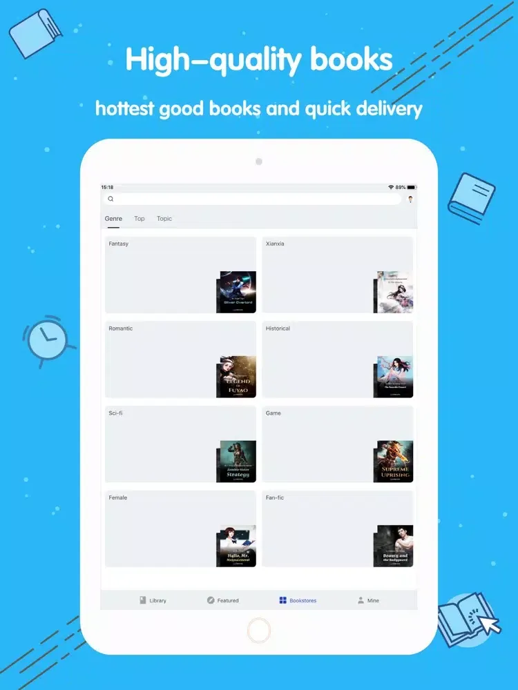 Novel World - Wuxiaworld Novel iPad  سکرین شاٹس