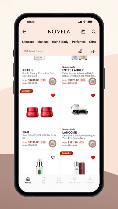 Tangkapan skrin Novela – Shop Beauty & Makeup