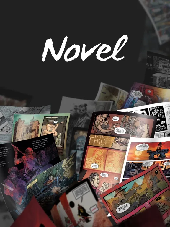 Capturas de pantalla de Novel Comix iPad 