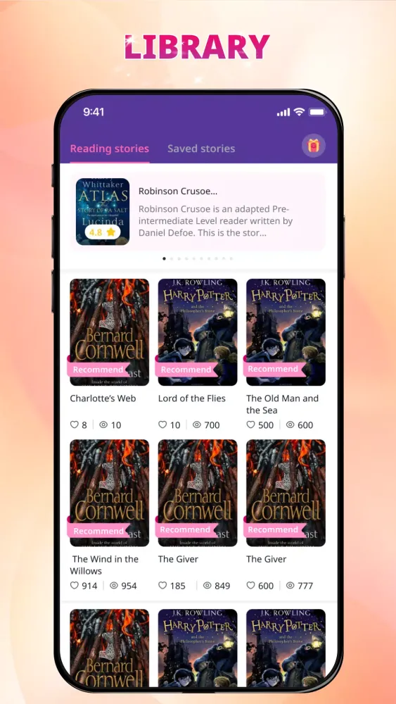 Web Novel: Fiction & Webtoon Screenshots