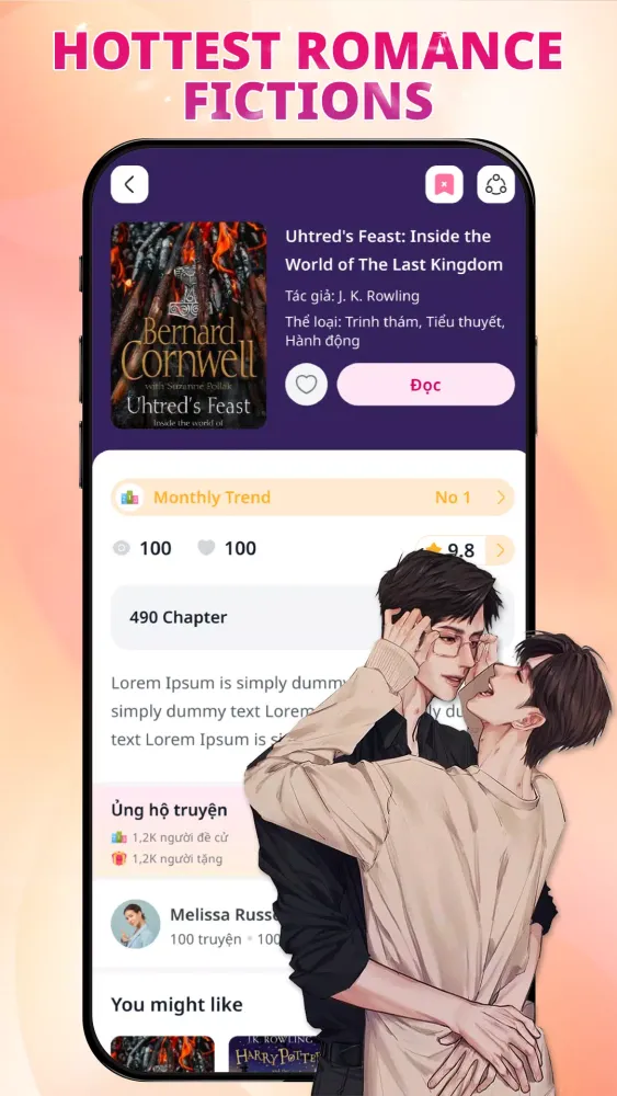 Web Novel: Fiction & Webtoon Screenshots
