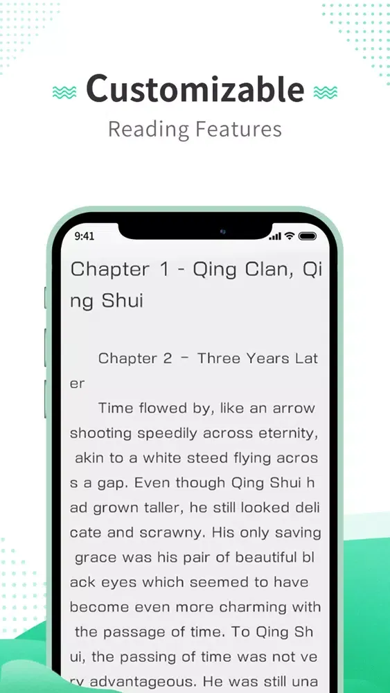 Tangkapan layar Novel+: Novels And Stories
