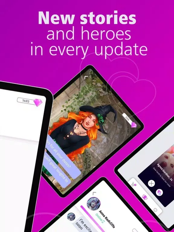 صور DreamsChat - Dating Simulator iPad 