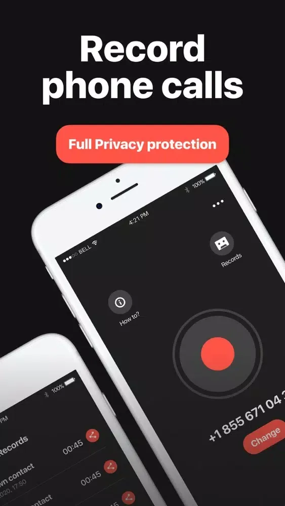 TapeRec - Call recorder app Ekran Görüntüleri