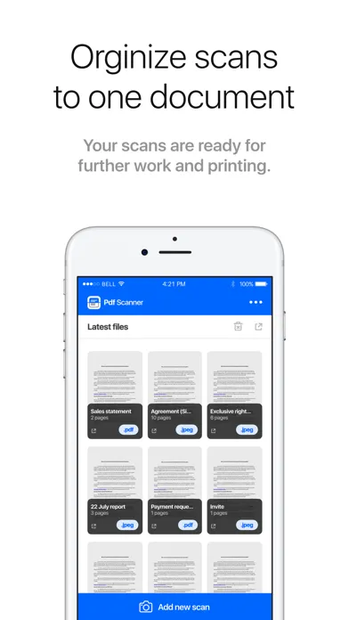 Pdf Scan Pro سکرین شاٹس