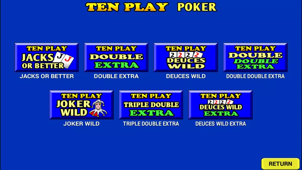 Zrzuty ekranu Ten Play Poker