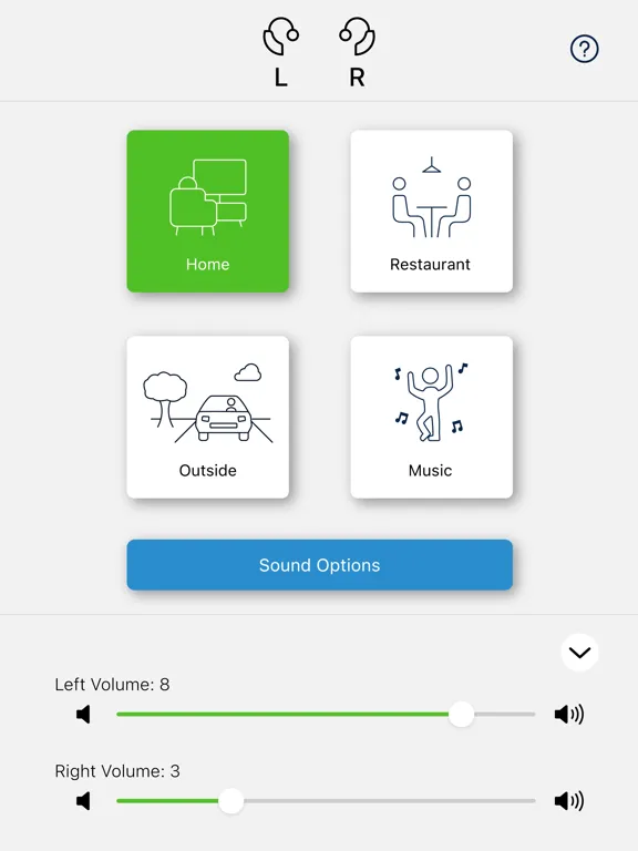 Ảnh chụp màn hình của Sonify Hearing iPad 