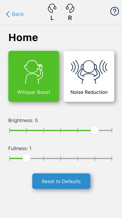 Ảnh chụp màn hình của Sonify Hearing