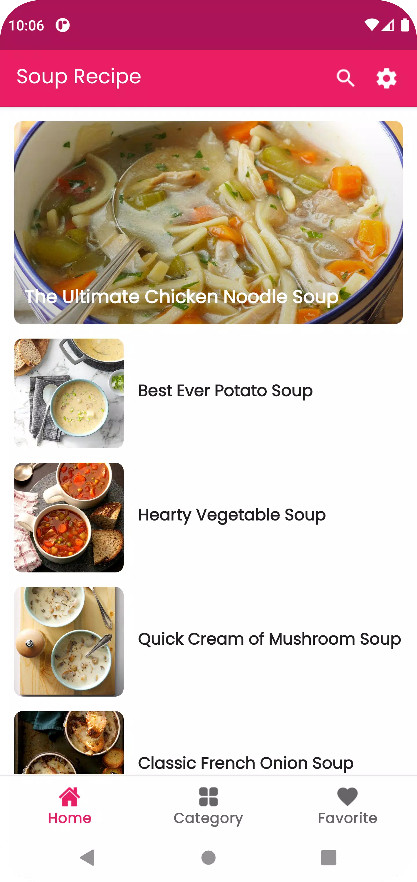 Easy Soup Recipe Screenshots