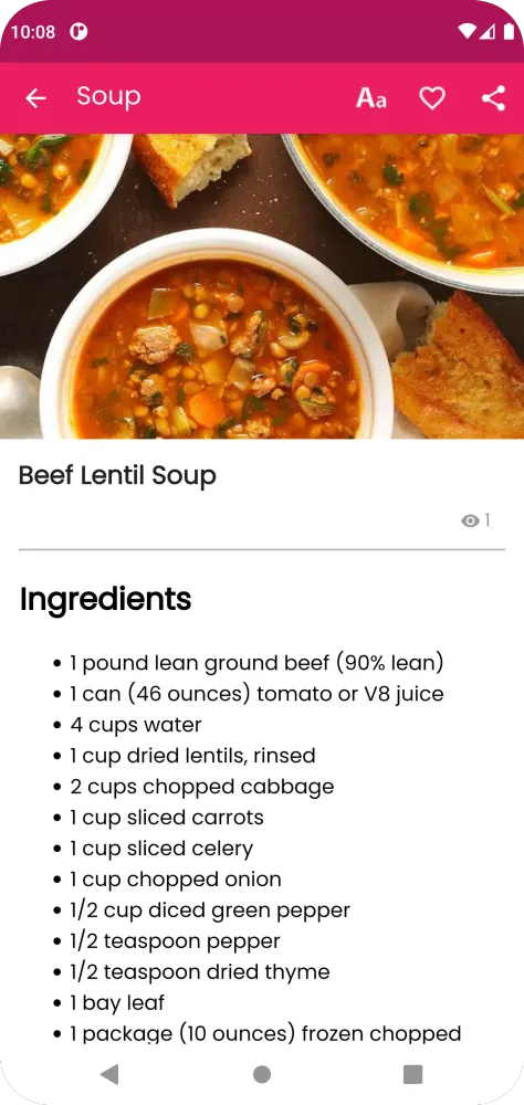 Easy Soup Recipe 스크린샷
