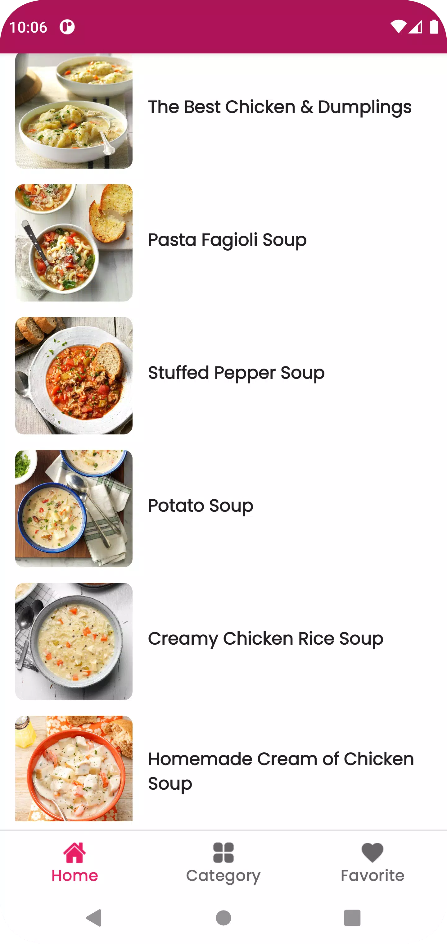 Easy Soup Recipe Screenshots