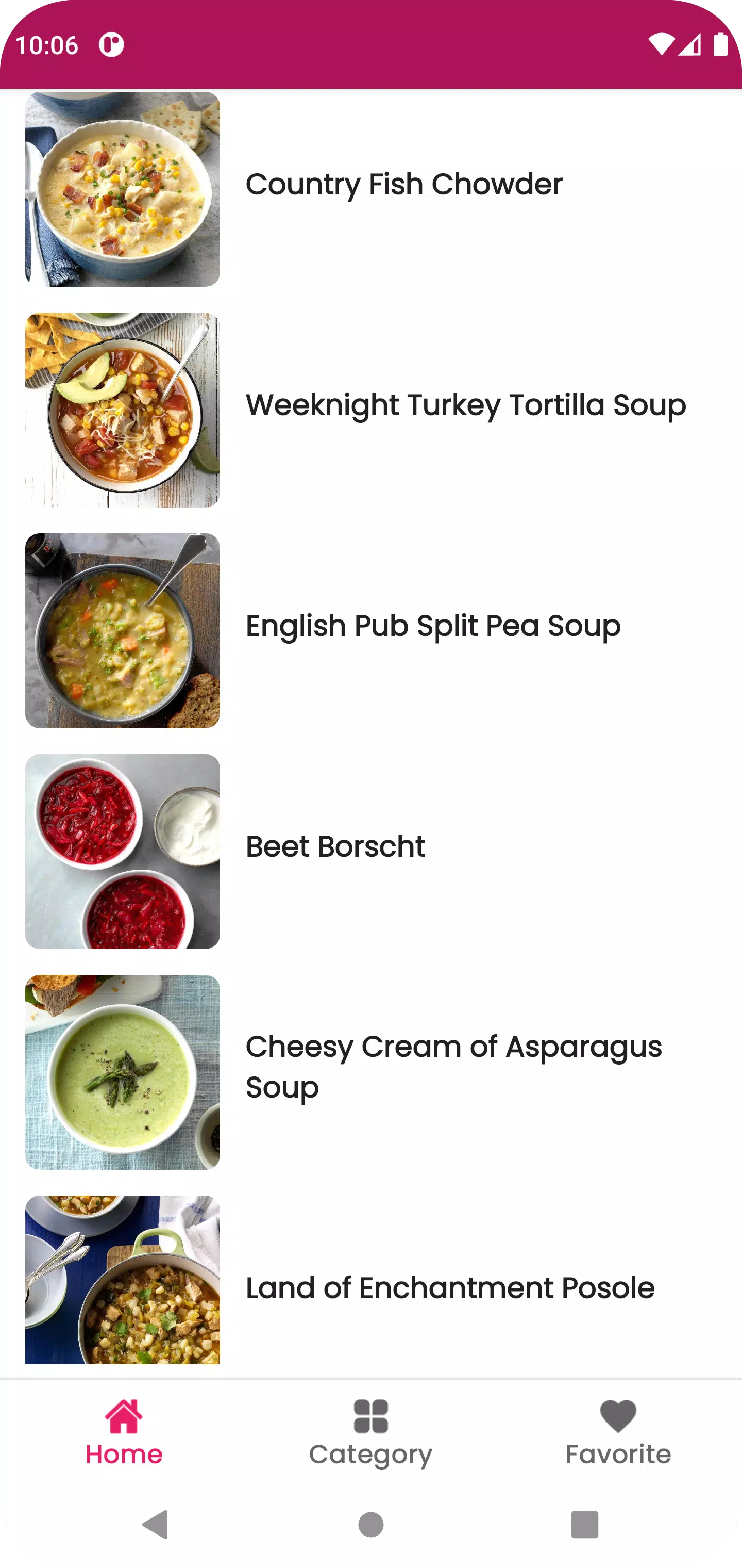 Easy Soup Recipe Screenshots