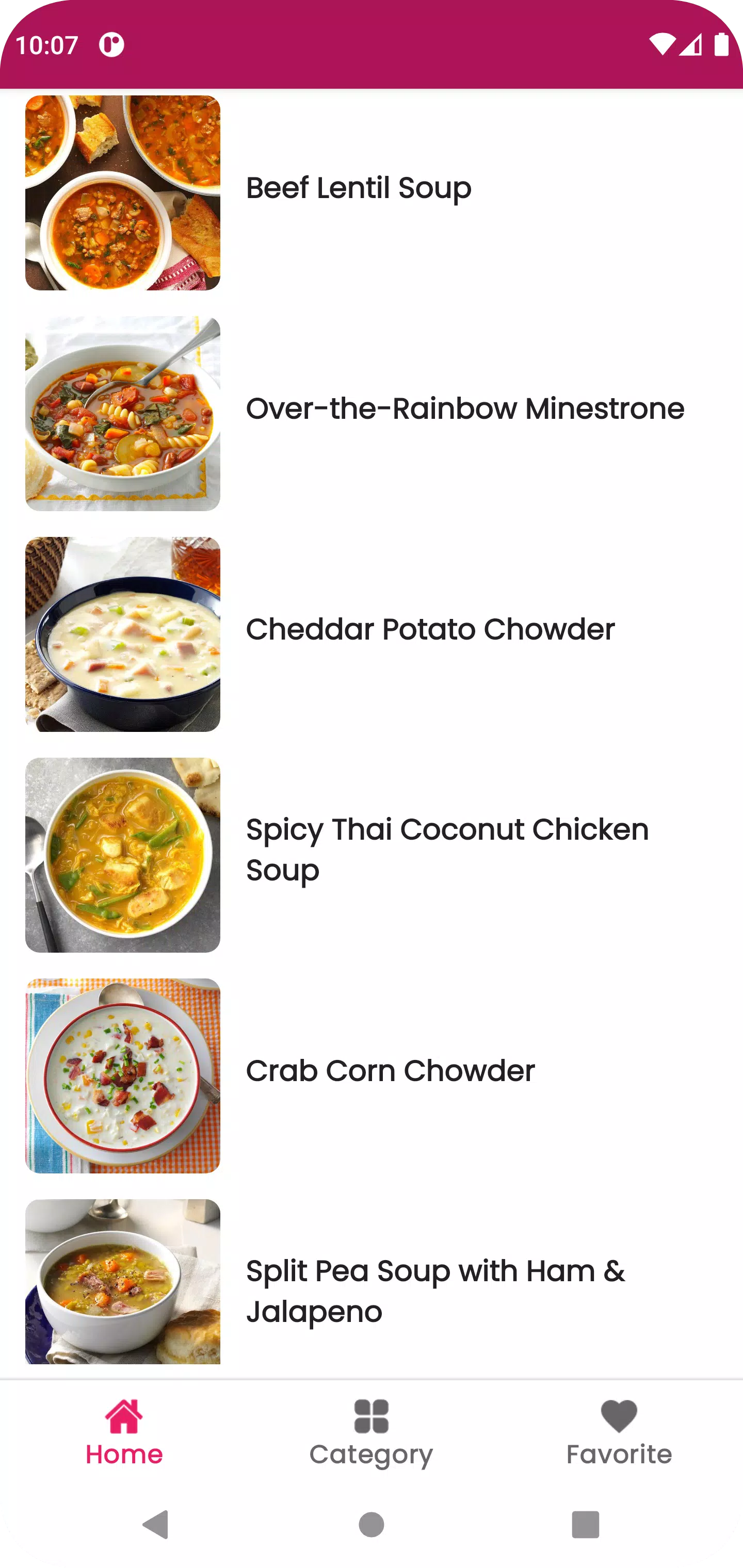 Easy Soup Recipe Screenshots