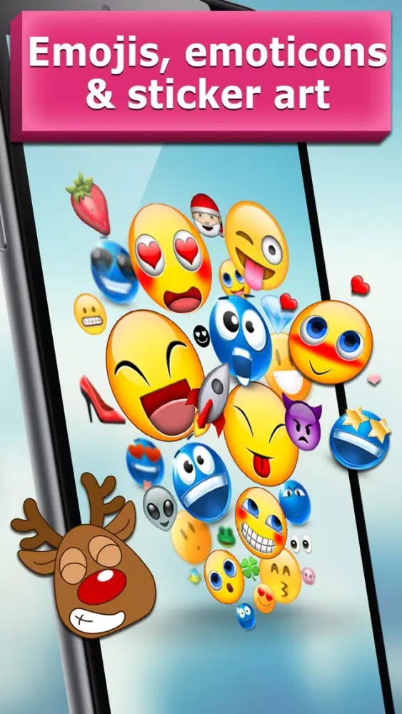 Ảnh chụp màn hình của Emoji Universe - Stickers, Emojis and Emoticons for WhatsApp, WeChat, Line, Viber and iMessage