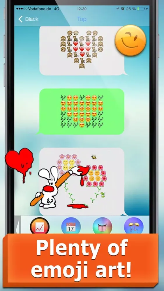 Ảnh chụp màn hình của Emoji Universe - Stickers, Emojis and Emoticons for WhatsApp, WeChat, Line, Viber and iMessage