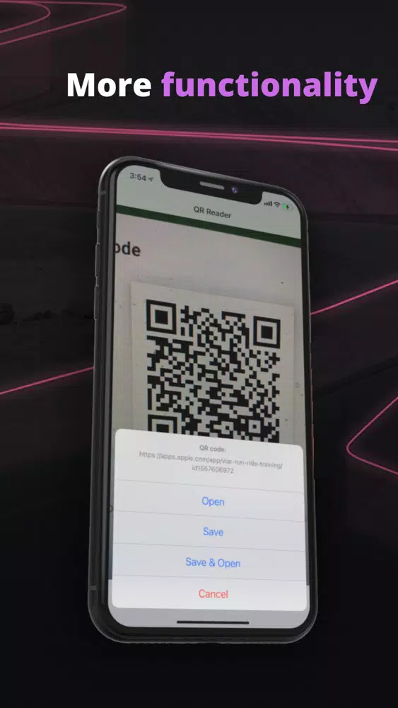 Captures d'écran de QR Code Readder