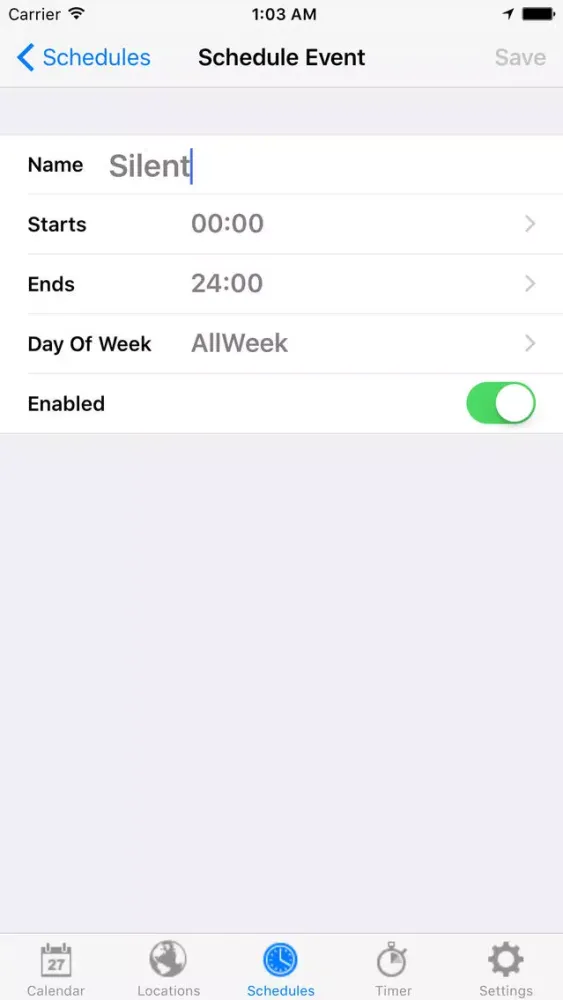 AutoSilence Screenshots