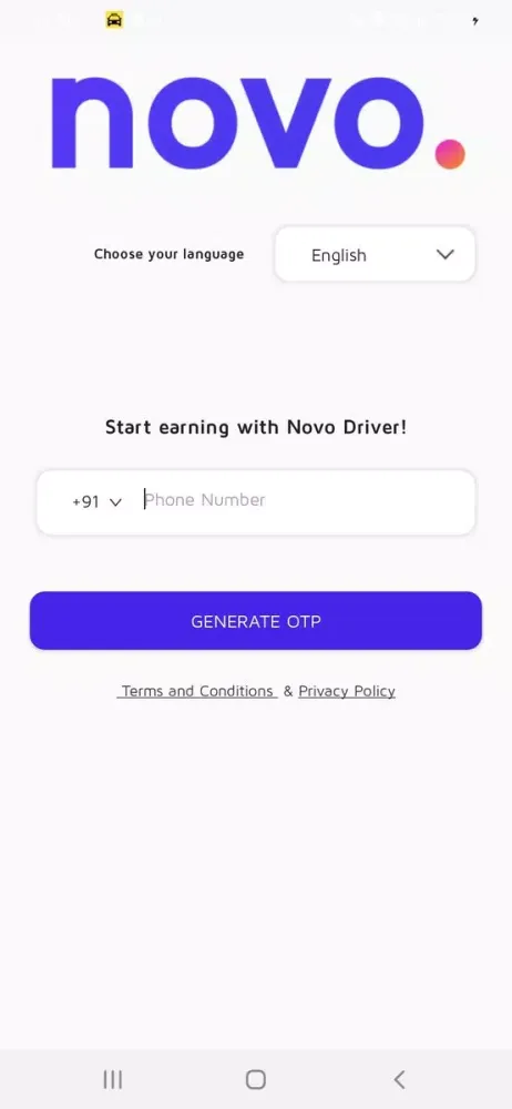 Novo Driver Screenshots