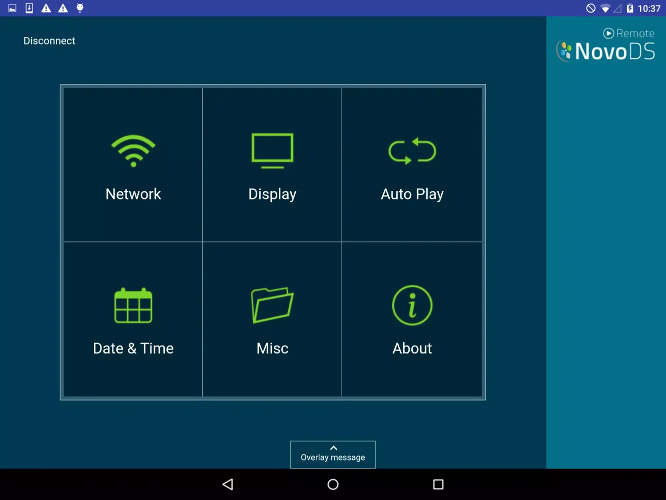 ภาพหน้าจอของ NovoDS Remote