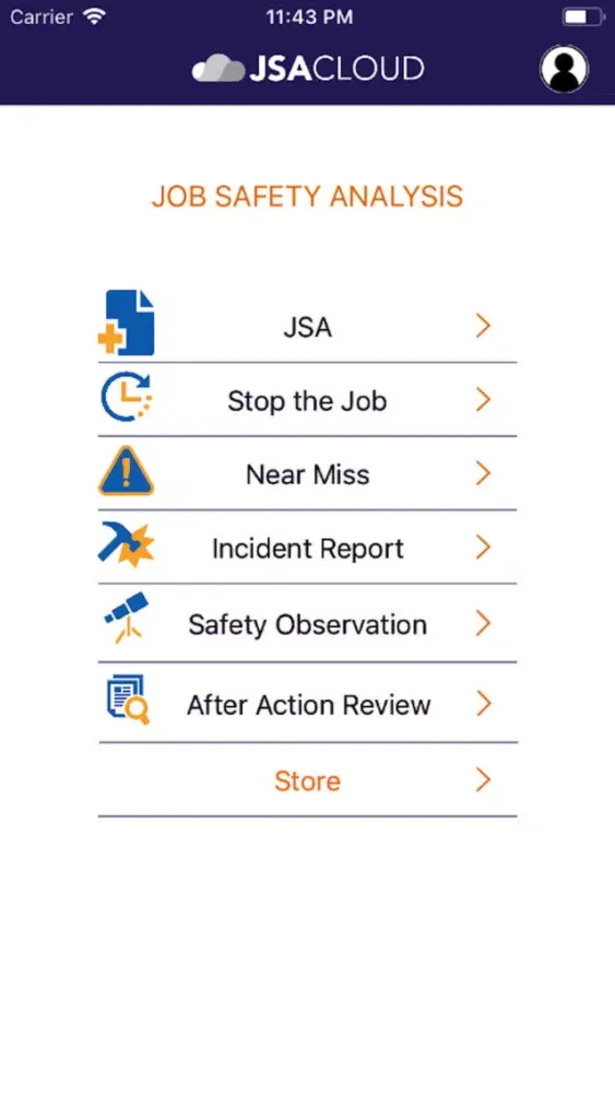 JSACloud Professional - Mobile Screenshots