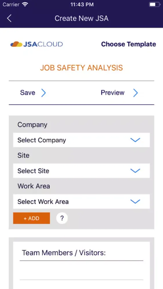 JSACloud Professional - Mobile Screenshots