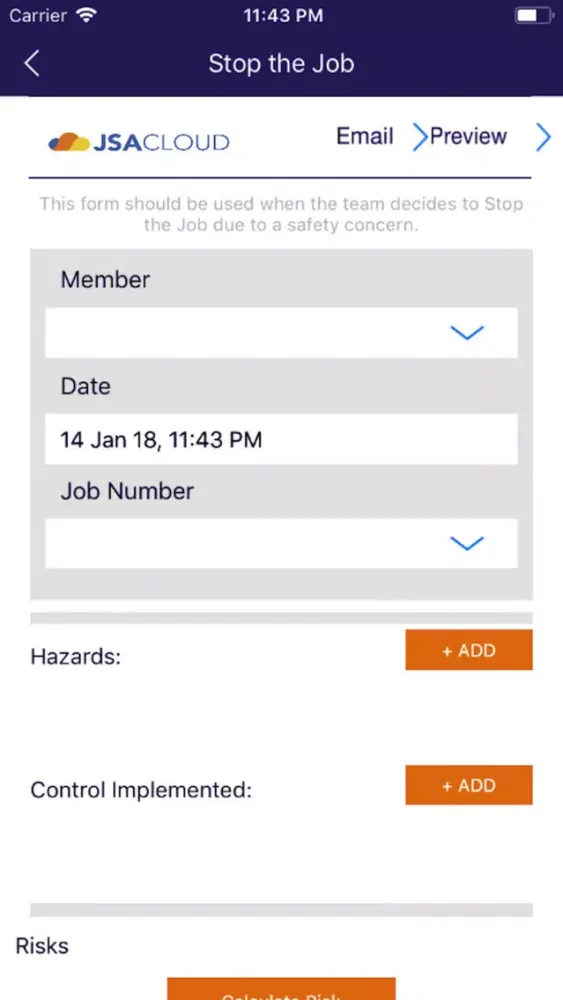 JSACloud Professional - Mobile Screenshots