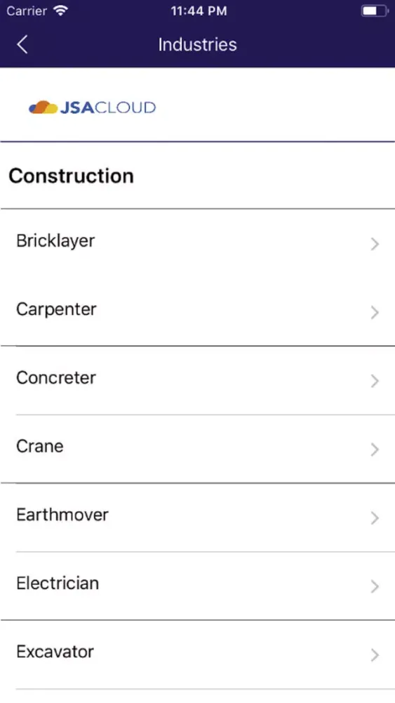 JSACloud Professional - Mobile Screenshots