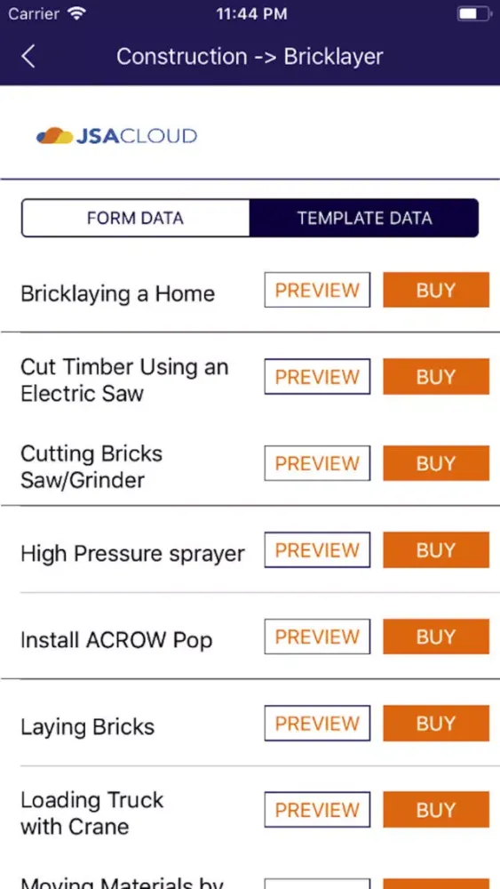 JSACloud Professional - Mobile Screenshots