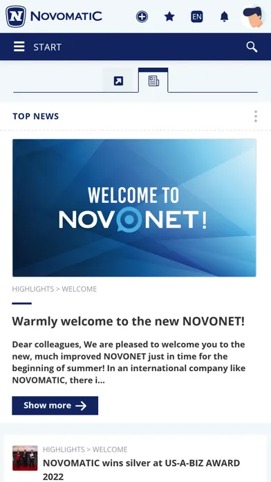 Скриншоты NOVONET