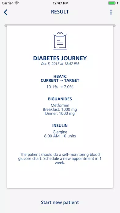 Diabetes Journey Screenshots